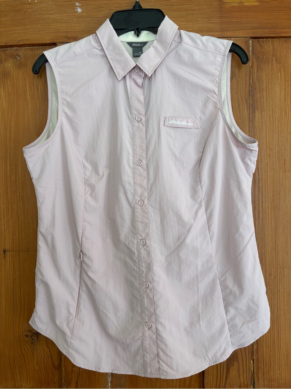 NWT Women’s Eddie Bauer Adventurer Pro Field Pink Shirt Top M